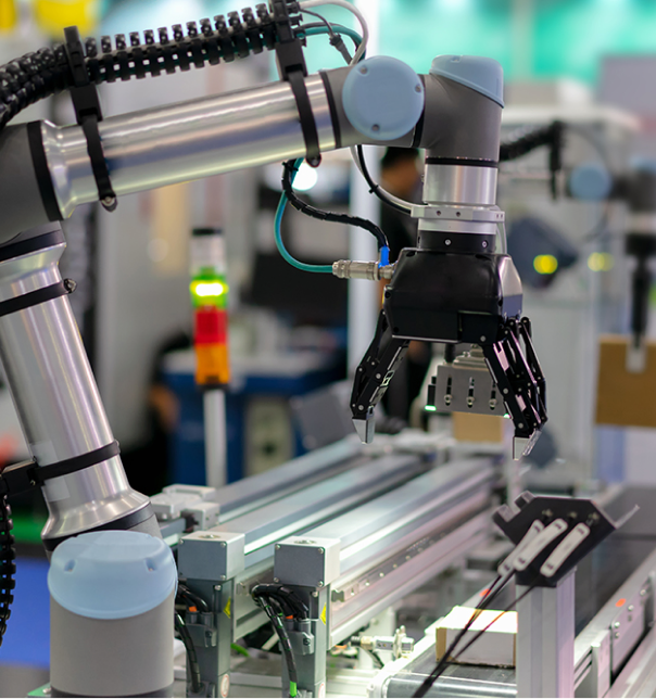 Bild-Platzhalter · Roboterarm in der Produktion